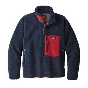 Patagonia Rare Men's Classic Retro-X® Jacket in Navy/Red— Size XL